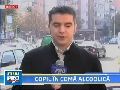 Alarmant! Copil de 7 ani, in coma alcoolica