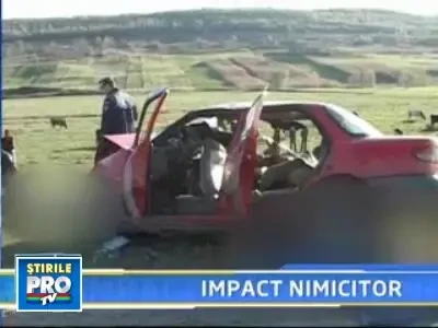 Accident grav intre Vaslui si Neamt: trei persoane si-au pierdut viata