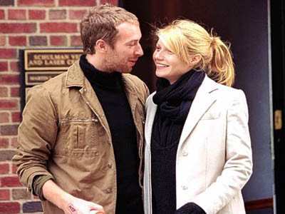 Solistul de la Coldplay foloseste pumnii pentru Gwyneth Paltrow