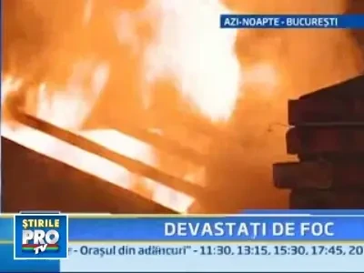Incendiu mistuitor in centrul Capitalei!