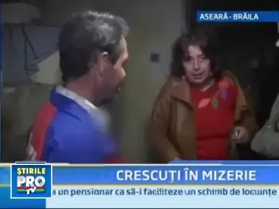 Saracie lucie la Braila: copii crescuti ca-n grajd!