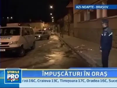 Impuscaturi ca-n Vestul salbatic in centrul Brasovului!