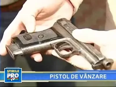 A vrut sa vanda un pistol la doar doi pasi de Patriarhie!