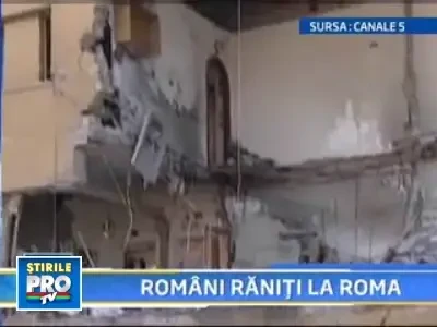 Explozie puternica in apropiere de Roma. Patru romani sunt in stare grava