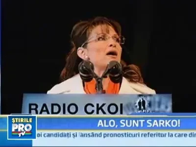 Sarah Palin a fost sunata de Nicolas Sarkozy! Sau nu?