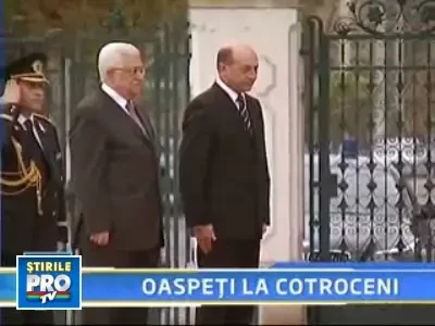 Presedintele Autoritatii Palestiniene, primit de Basescu la Cotroceni