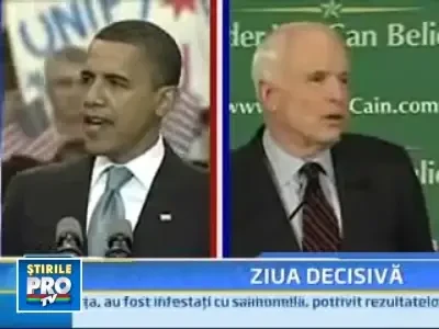 America decide astazi: Obama sau McCain?
