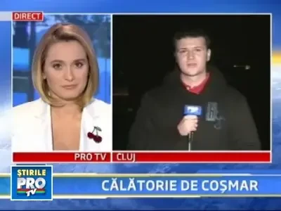 Au sarit din tren dupa ce vagonul in care se aflau a luat foc!