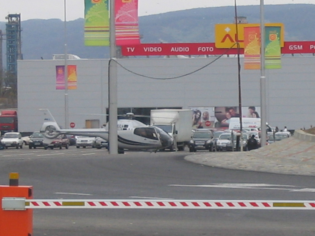 Cu elicopterul la cumparaturi!