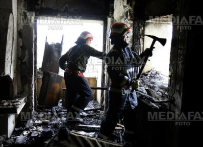 Reghin: mama barbatului mort intr-un incendiu, gasita ambalata intr-un sac