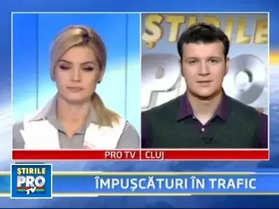 In trafic, ca in vestul salbatic. Un clujean a tras asupra unui sofer