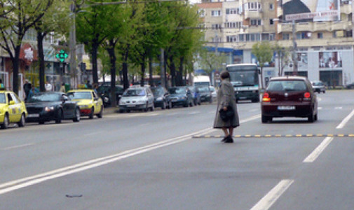 Publicitate periculoasa pentru pietoni