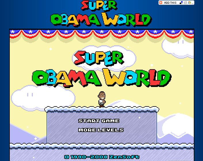 Super Mario a devenit Super Obama!