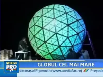 De Revelion se pregateste globul-globurilor in Times Square!