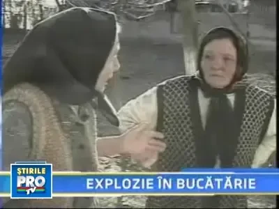 S-a ales cu arsuri si cu bucataria distrusa, dupa explozia unei butelii!