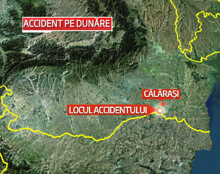 Tragedie pe Dunare: doi oameni au disparut dupa ce doua nave s-au ciocnit