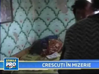 Copilarie de cosmar pentru trei minori: frig, foame, mizerie