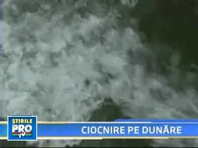 Tragedie pe Dunare: doi oameni au disparut dupa ce doua nave s-au ciocnit