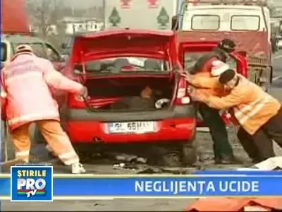 Grav accident la Sinesti! Un barbat de 43 de ani si-a pierdut viata