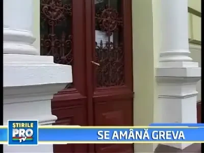 Greva porfesorilor amanata si la Arad