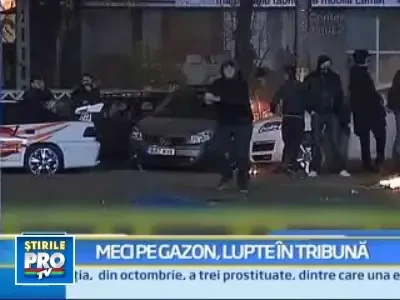 Ghencea, arena gladiatorilor. Batai intre fanii stelisti si jandarmi