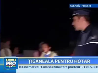 Batai si blesteme intre doua clanuri de romi din Pitesti