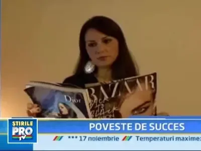 O romanca face cariera la celebra casa de moda Christian Dior!