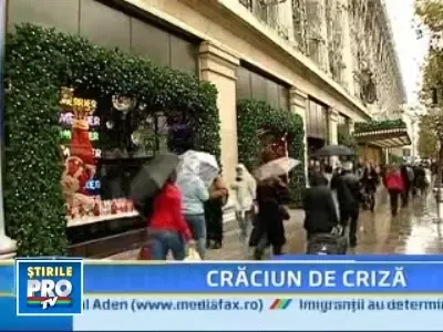 Mos Craciun mai sarac anul acesta. L-a lovit criza