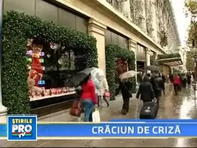Mos Craciun mai sarac anul acesta. L-a lovit criza