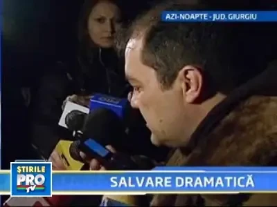 La un pas de moarte dupa 15 ore pe raul Neajlov, la -10 grade Celsius