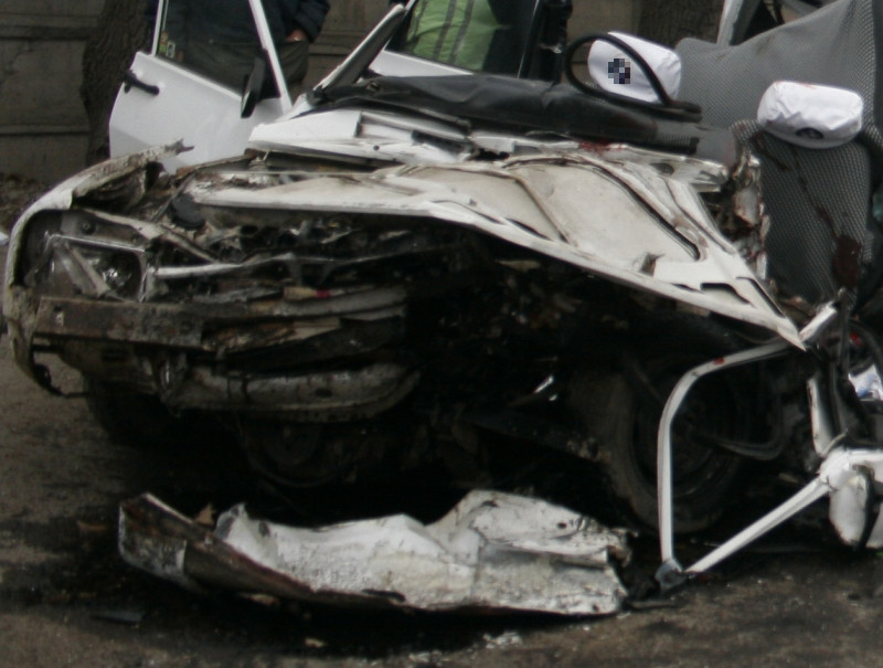Accident grav pe DN2: sapte persoane au fost ranite