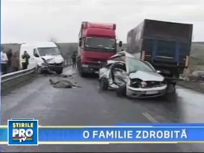 Accident grav la Orastie! O fetita de 6 ani si-a vazut parintii murind