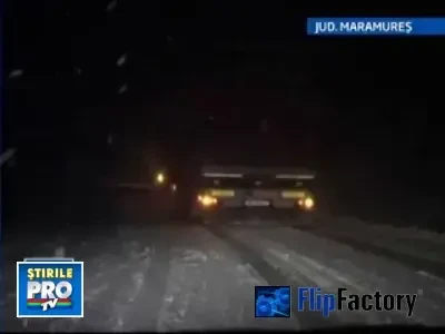 Maramuresenii, grav afectati de ninsori