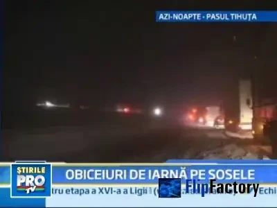 Zapada a dat de furca soferilor ramasi impotmoliti in troiene