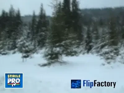 Romania, acoperita de nameti!