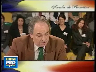 Prima lectie la Colegiul Pro - Scoala de romani (1999)