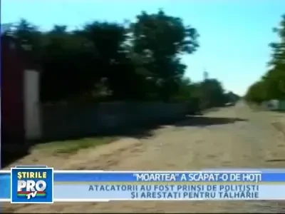 S-a prefacut moarta ca sa scape de trei talhari!