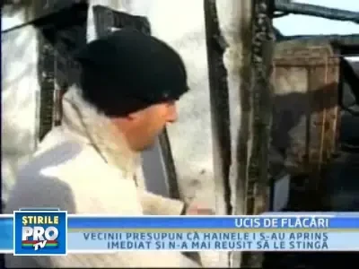 Un barbat de 78 de ani a ars de viu in propria casa