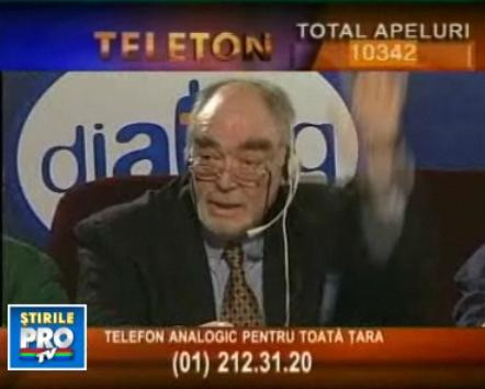 1 Decembrie 1997 - Teletonul Pro Tv: primul spectacol telefonic din Romania