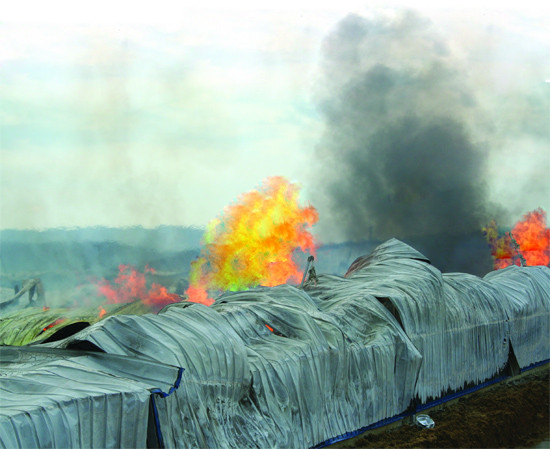 Firma nesigura! Explozie la o firma care produce sisteme de siguranta