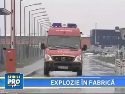 Firma nesigura! Explozie la o firma care produce sisteme de siguranta
