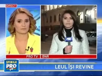 Revenire spectaculoasa a monedei nationale. 3,779 lei/euro