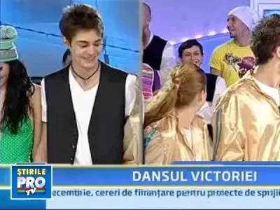 Giulia si Andrei au castigat trofeul Dansez pentru tine!
