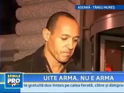 Olandez amenintat cu pistolul in barul unui hotel din Targu Mures