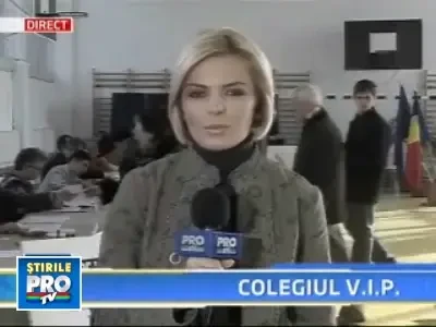 Afla cine a votat la Jean Monet, "sectia VIP-urilor"