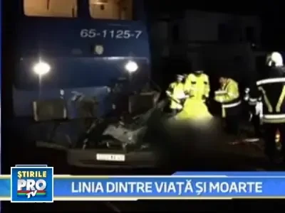 Bihor: autorurism spulberat de rapidul Budapesta-Brasov. 3 oameni au murit