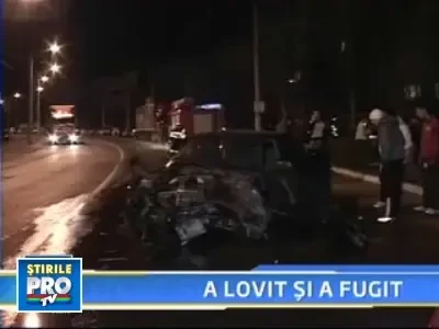 Un barbat fara carnet de conducere a facut praf doua masini la Sibiu!