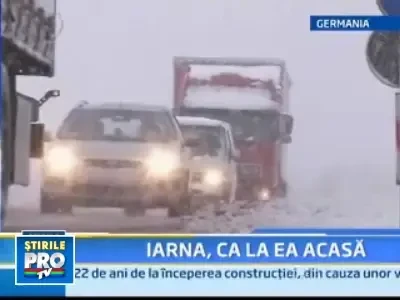 Iarna in vestul Europei! Peisaje idilice, dar si probleme pentru autoritati