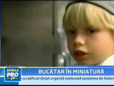 Un pusti de 8 ani este cel mai tanar bucatar din lume!