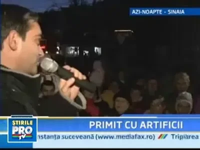 Mos Nicolae a imbracat Sinaia in lumini de sarbatoare!